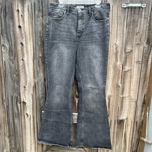 Free People Crvy Black Jeans, 33, bell bottoms, flare